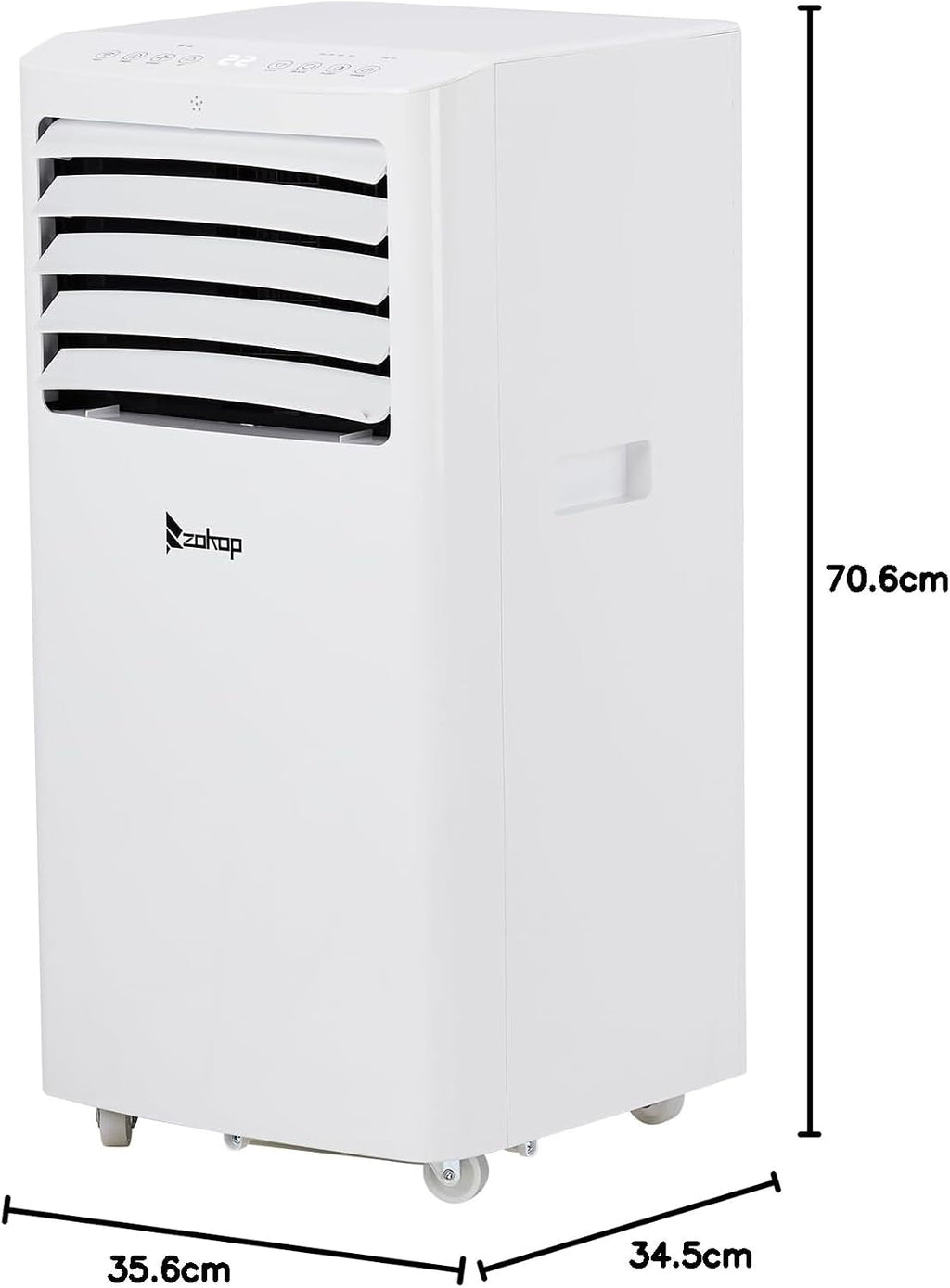 12000 BTU Portable Air Conditioner with Heating, Dehumidifier, WiFi & Remote Control